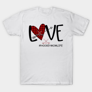 Love Hockey Mom Life T-Shirt